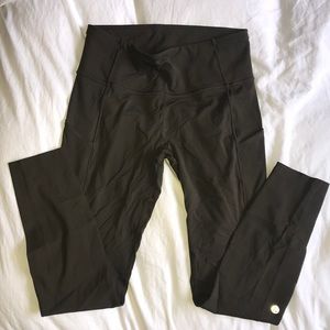 Lululemon Fast and Free Tight 25” Olive Green
